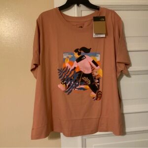 NWT THE NORTH FACE TEE SHIRT.  SIZE 2X.  Plus size.